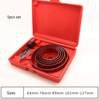 5PCS HSS M42 Bi Metal Hole Saw Set in Box (SED-BMHS-S5)