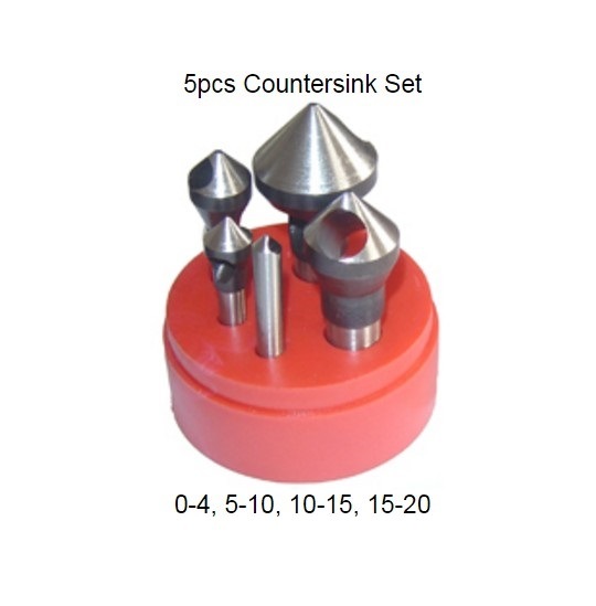 5PCS HSS Countersink Set (SED-CSS5)