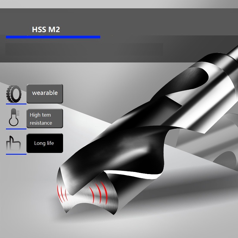 Extra Long Length HSS Co Drill HSS Jobber Drills HSS Taper Shank Twist Drill Bit (SED-HET)