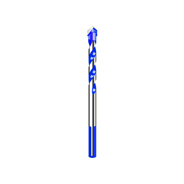 Straight Tip Twist Drill Bits with Blue Flute Coating for Drilling Glass, Brick and Tiles (SED-GD-STB)