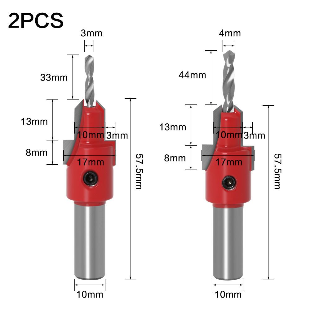 Carpentry Plane Type Countersink Drill Step Drill Bits Counterbore Drill Bits (SED-CB-CSP)