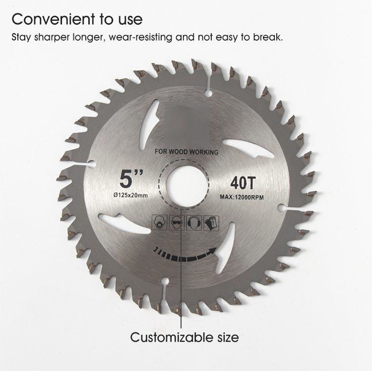 5"*40t Circular Tct Saw Blade for Woodworking (SED-TSB5")