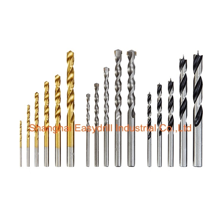 DIN338 Jobber Length Drills Fully Ground Carbide Tipped HSS Twist Drill Bit with Bright Finish (SED-HCT)