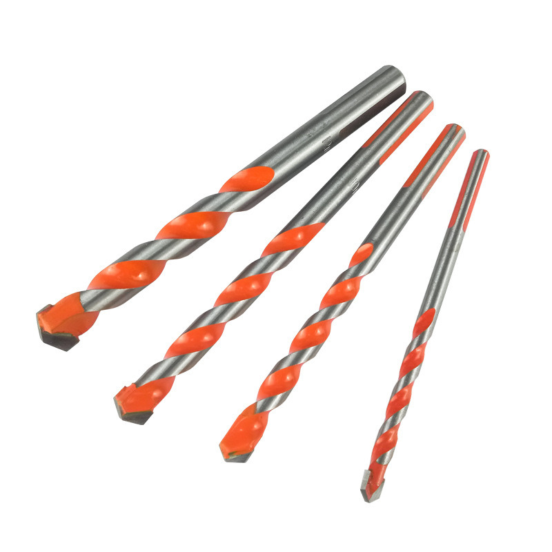 10PCS Drills Set Carbide Tip Multifunction Drill Bits Set for Drilling Stone, Concrete, Wood, Plastic, Brick and Tiles (SED-MTD-S10)