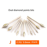 Oval Type Electroplated Diamond Burr/Diamond Mounted Points (SED-MPO)