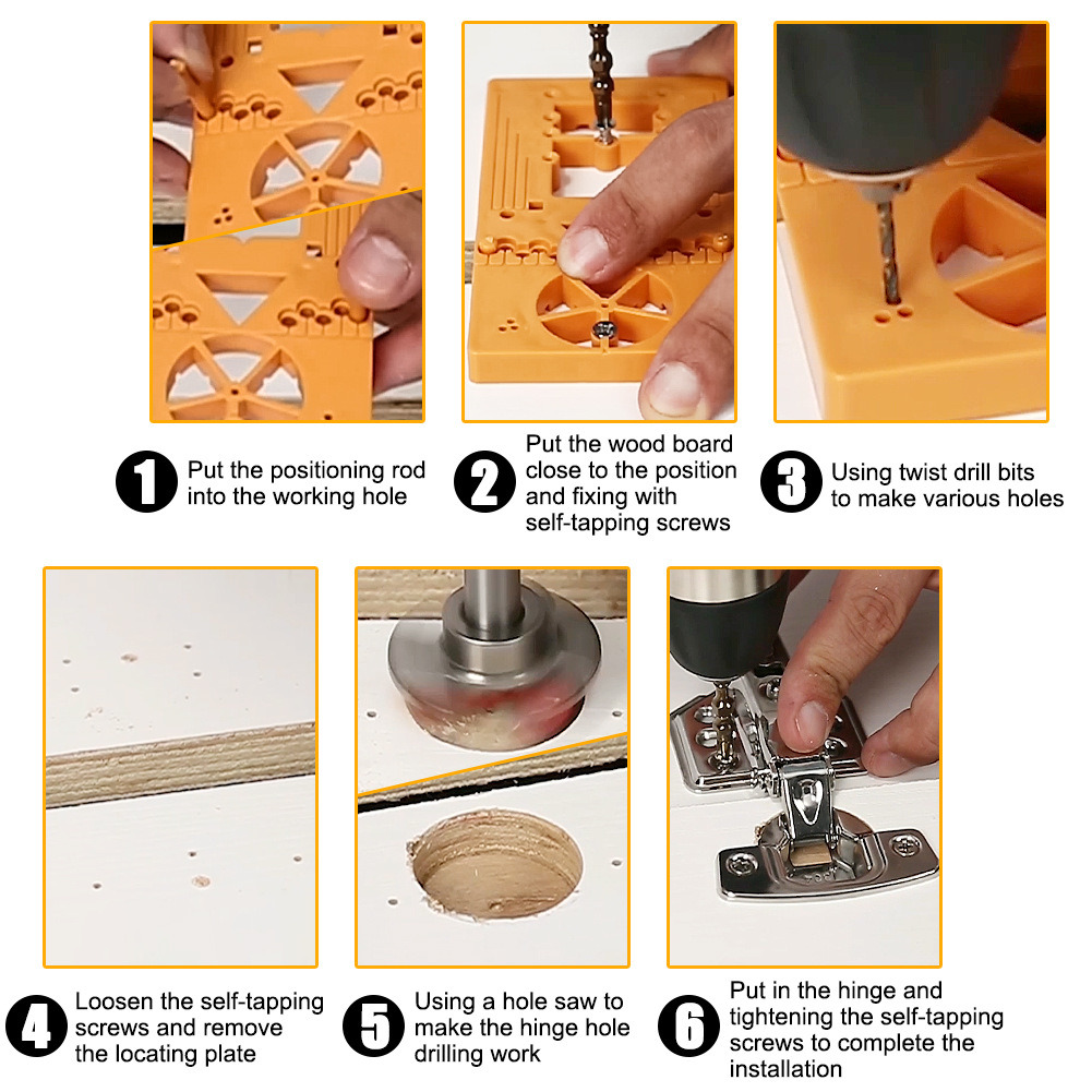Adjustable Depth Hex Shank Wood Forstner Drill Bits (SED-FDB-ADH)