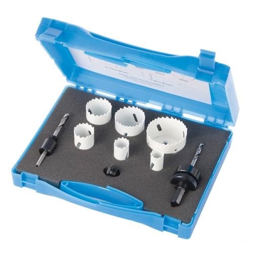 6PCS HSS M42 Bi Metal Hole Saw Set in Box (SED-BMHS-S6)