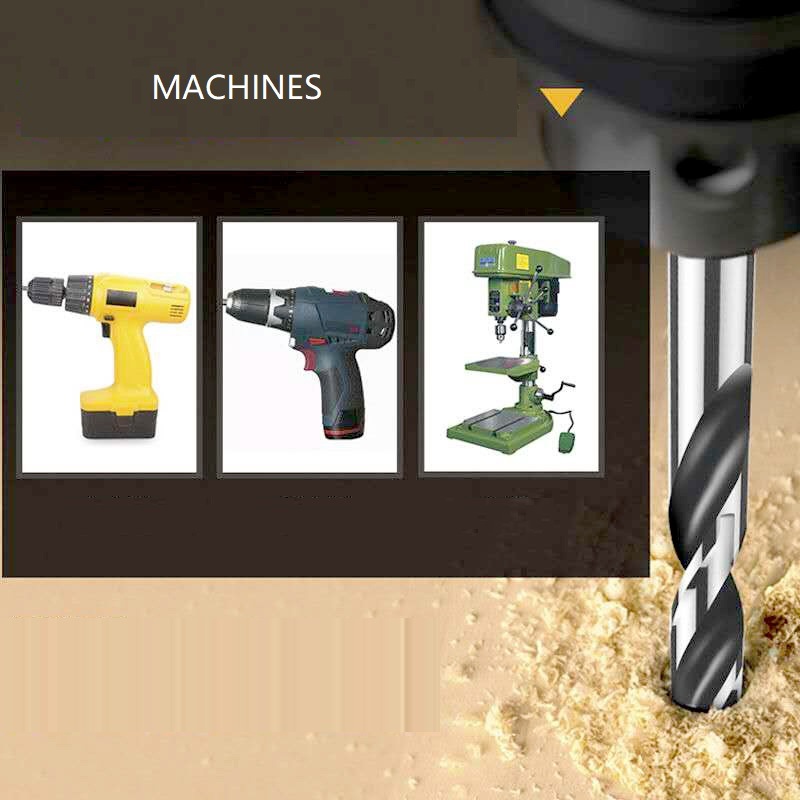 4PCS High Carbon Steel Countersink Wood Brad Point Drill Bits Set (SED-BPCS4)