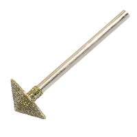 Umbrella Type Electroplated Diamond Mounted Points Diamond Burr with Silver Coating (SED-MPSE-U)