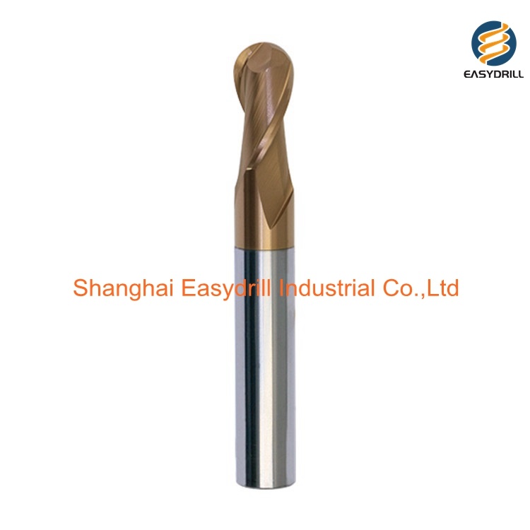 HRC60 2/3/4 Flutes Solid Carbide Milling Cutter Ball End Mill for Alloy Steel