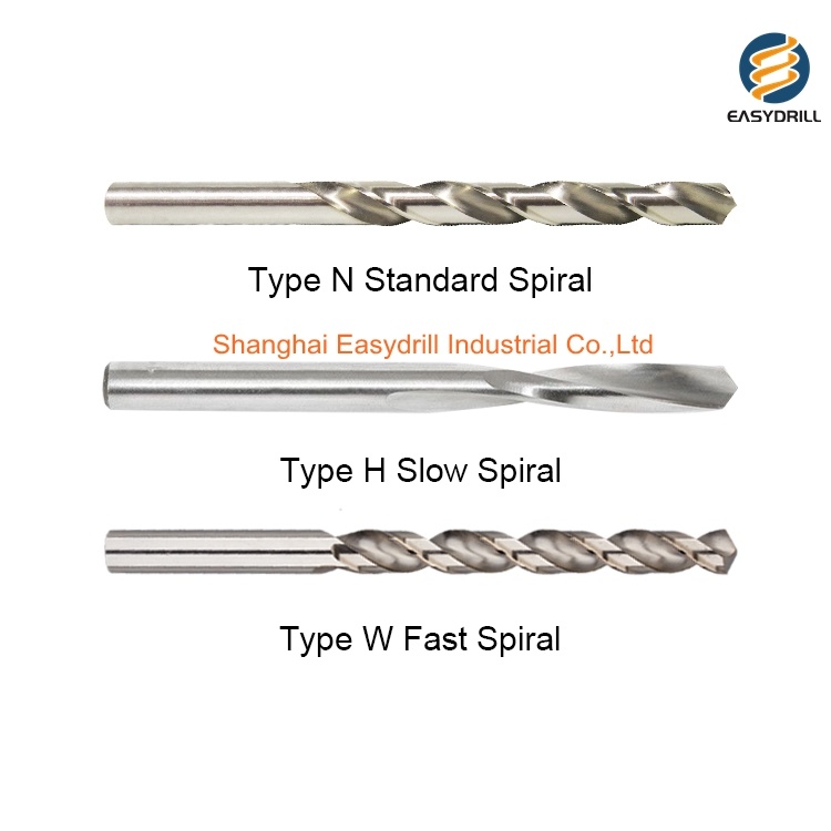 DIN338 HSS Fully Ground Jobber Drills Type H Slow Spiral Twist Drill Bit for Metal Aluminium Copper Drilling (SED-HHF)