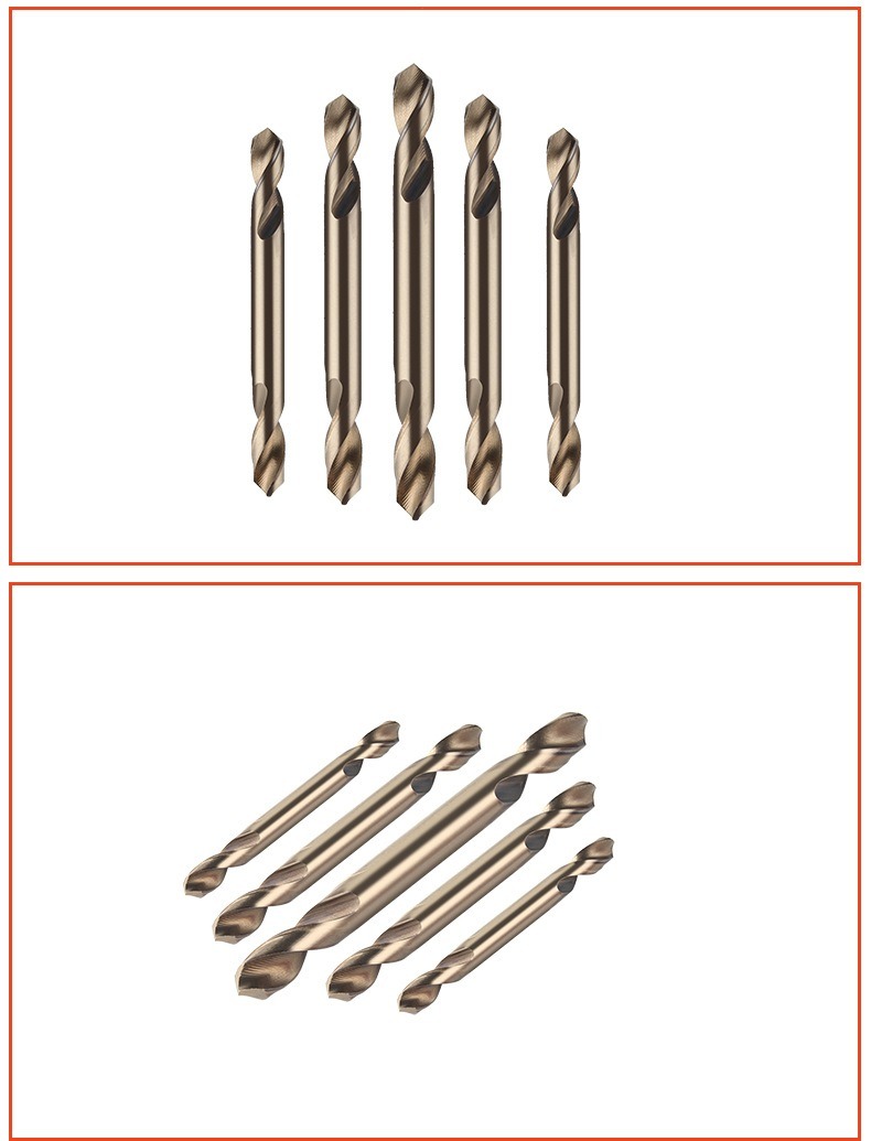 Bright Finish HSS Drill Bit HSS Drill Fully Ground Double Ends HSS Twist Drills for Stainless Steel Metal Aluminium (SED-HDE02)