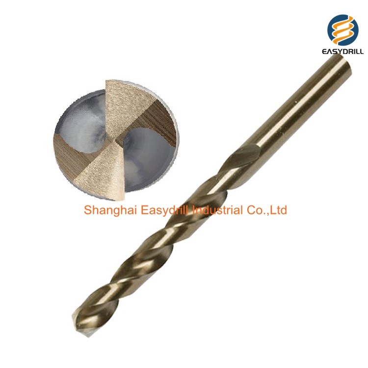 DIN338 Jobber Length HSS Drills HSS Drill Bit Fully Ground Titanium HSS Twist Drill for Hardened Steel Metal Aluminium etc (SED-HTFT)