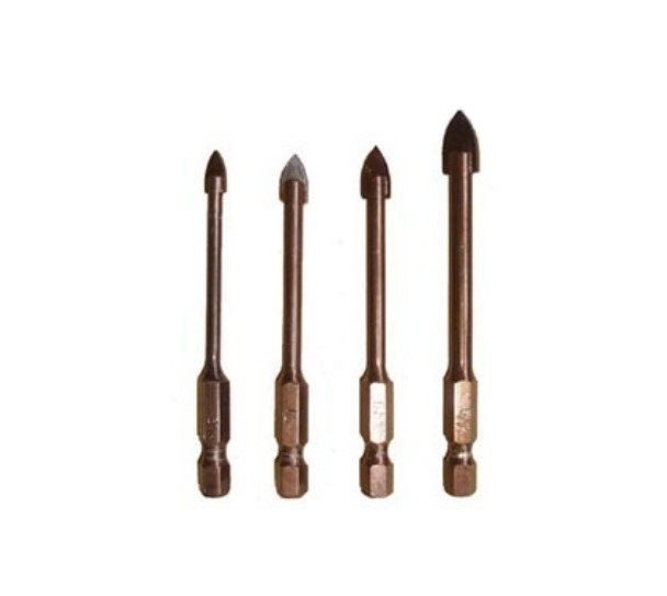 Zinc Coated Glass Drills Alloy Tip Glass Drill Bits (SED-GDZ)