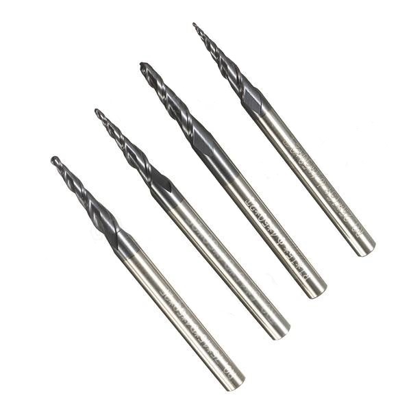 High Quality 2 Flutes Tungsten Carbide Ball Nose Tapered End Mill (SED-EM-BN2F)