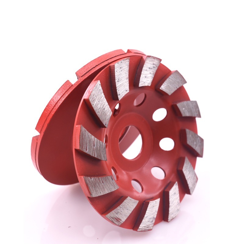 Turbo Wave Cup Wheels Diamond Cup Grinding Wheel for Masonry with Thick Segment (SED-GW-TCT)