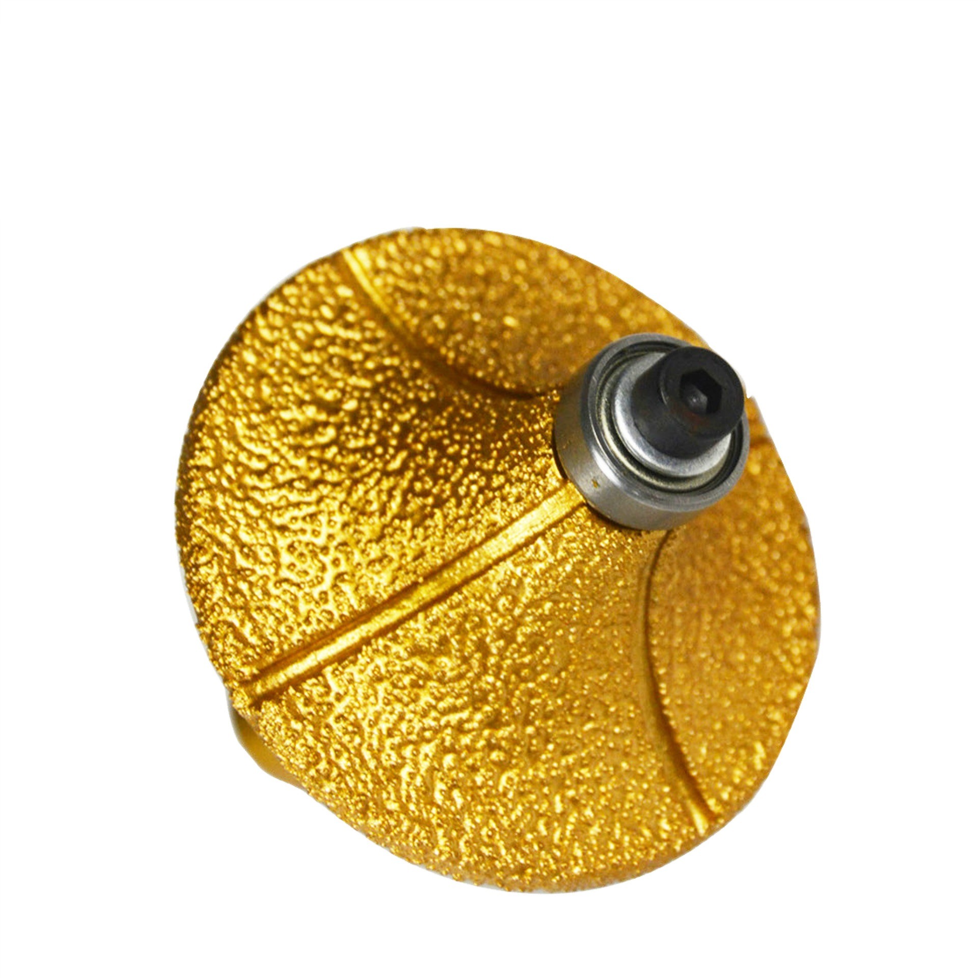 Vacuum Brazed Engraving Grinding Wheels Diamond Profile Wheel with Round Edge for Stones (SED-PW-VBR)
