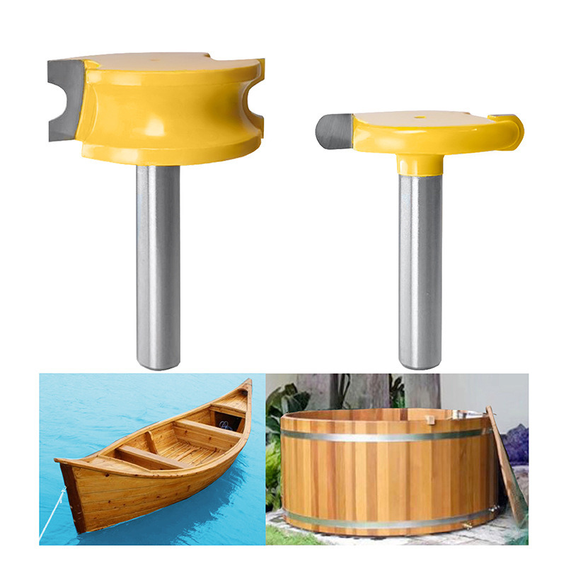 2PCS Arc Woodworking Tool Milling Cutter Wood Router Bits Set (SED-RB-S2A)