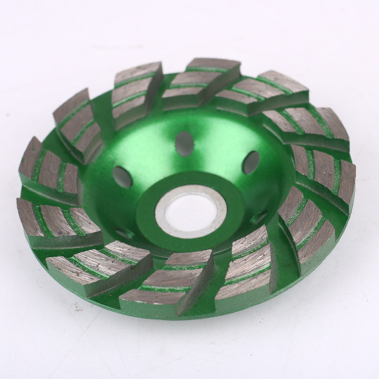 Turbo Wave Cup Wheels Diamond Cup Grinding Wheel for Masonry with Three-Stage Segments (SED-GW-TCTS)