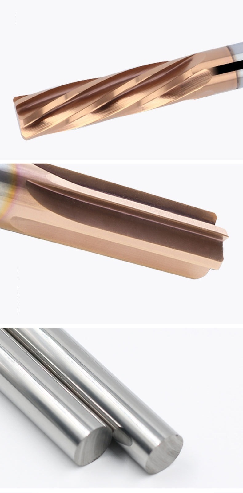 Solid Carbide Reamer Tungsten Carbide Straight Machine Reamer with Coating (SED-MR-SC)