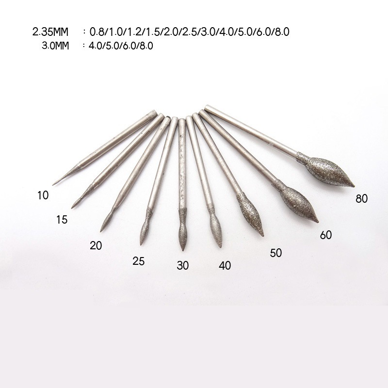 Oval Type Electroplated Diamond Burr/Diamond Mounted Points (SED-MPO)