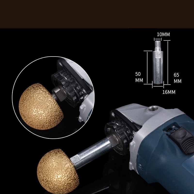 Mushroom Type Vacuum Brazed Diamond Burrs/Diamond Grinding Head with Silver Coating (SED-MPVB-MS)