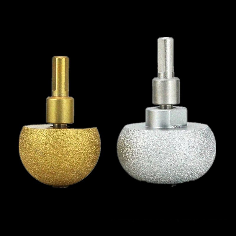 Mushroom Type Vacuum Brazed Diamond Burrs/Diamond Grinding Head with Silver Coating (SED-MPVB-MS)