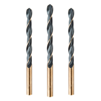 DIN338 Jobber Length HSS Drills HSS M2 Twist Drill Bit with Amber&Black Coating (SED-TDB-AB)