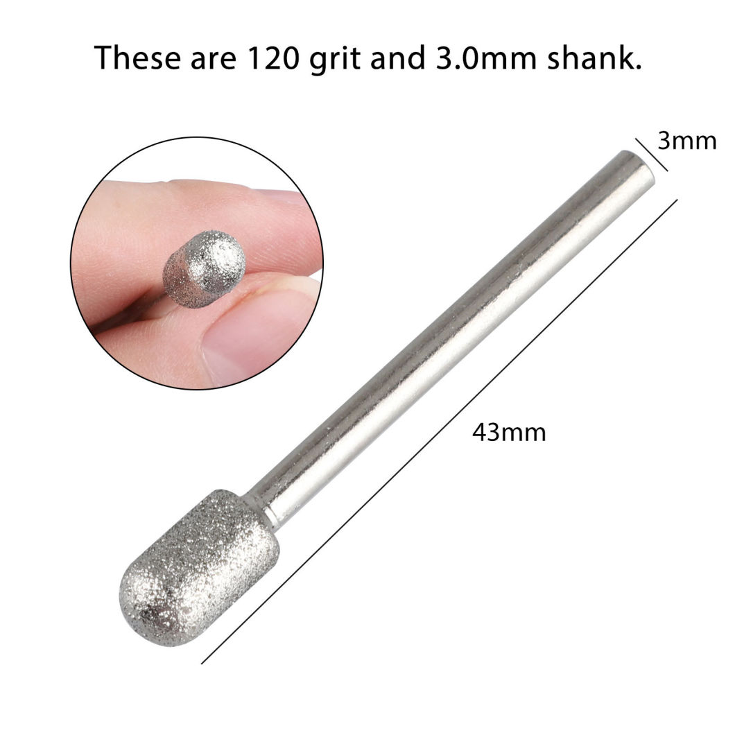 50PS vacuum Brazed Diamond Burrs Set in Box (SED-VBS50)