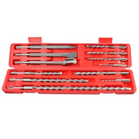 12PCS SDS Drills Set SDS Chisels SDS Plus Shank Electric Hammer Drill Bits and Chisels Set (SED-SDC12)