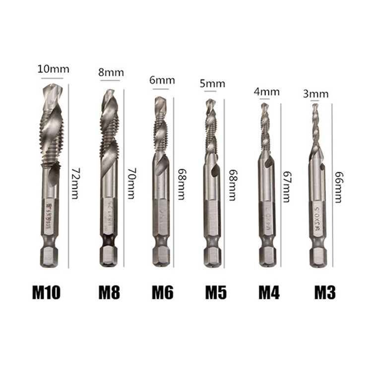 7PCS Combined Drills HSS-G Countersink Drill Bit HSS Multifunction Drill Bits in Metal Box (SED-CDB-S7)