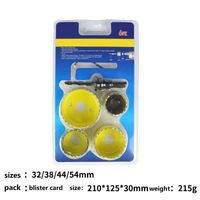 4PCS HSS M42 Bi Metal Hole Saw Set in Blister Card (SED-BMHS-S4)