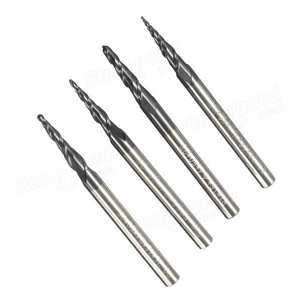 HRC 50 CNC Tungsten Carbide End Mill Machine Tool for Jewelry