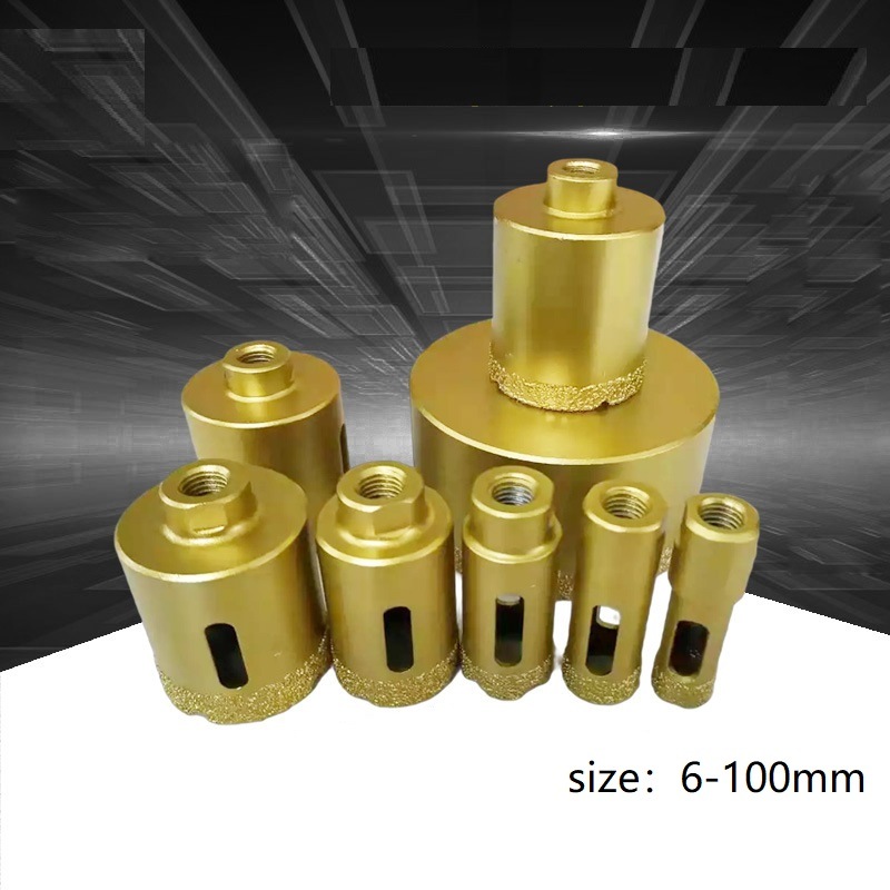 Diamond Tools M10 Vacuum Brazed Diamond Core Drill Bits for Stone (SED-DCD-M10VB)