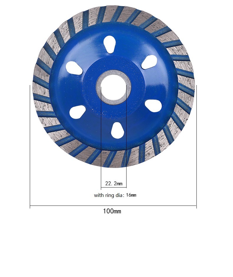 Diamond Tool Turbo Wave Diamond Grinding Wheel for Masonry (SED-GW-STW)