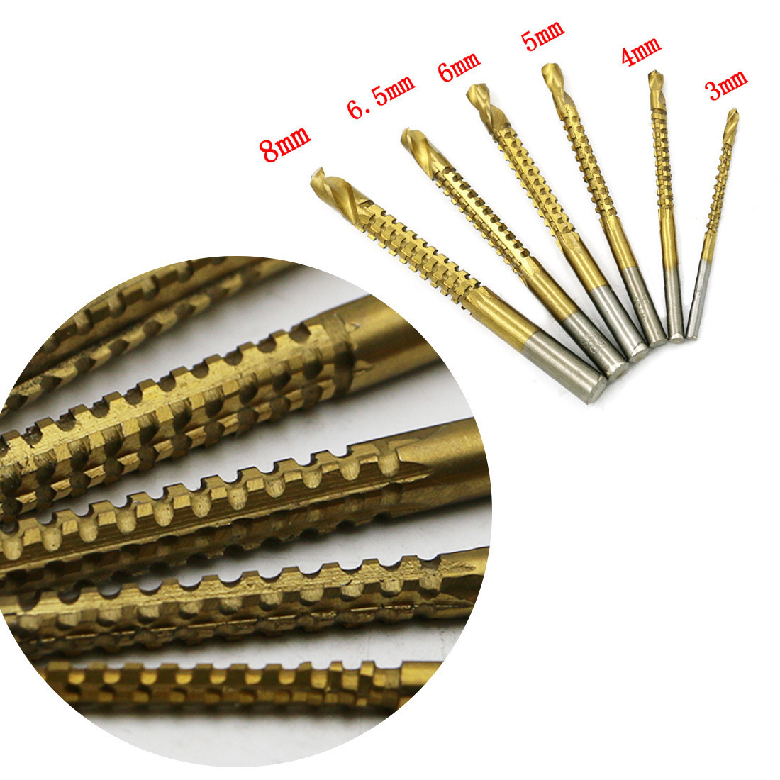 Hex Shank HSS Jobber Drills Titanium Coating HSS Saw Drill Bit for Soft Metal Wood Plastic Drilling (SED-HSHT)