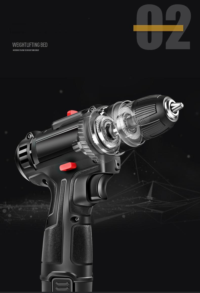 Power Tools Hand Rechargeable Lithium Electric Hand Drill