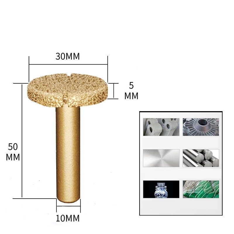 Flower Flake Type Vacuum Brazed Diamond Mounted Points Diamond Burr (SED-MPVB-FF)