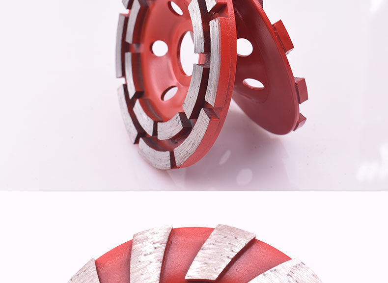 Turbo Wave Diamond Cup Grinding Wheel with Shaped Segments (SED-GW-TSS)