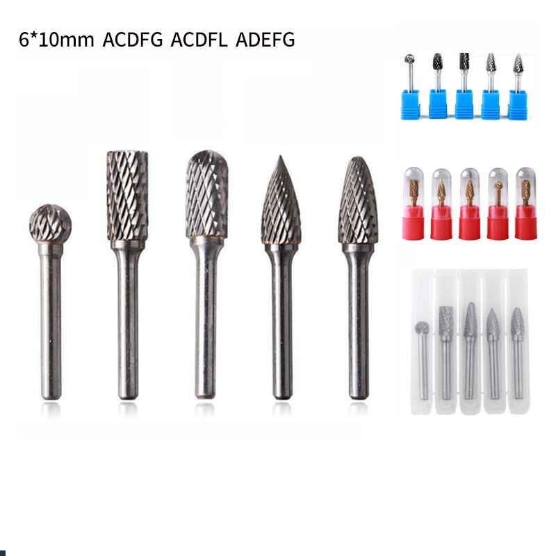 5PCS Power Tools Accessories Tungsten Carbide Burrs Set in Box (SED-RB-S5)