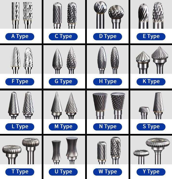 Oval Shape High Quality Carbide Burr Tungsten Carbide Burrs (SED-RB-O)
