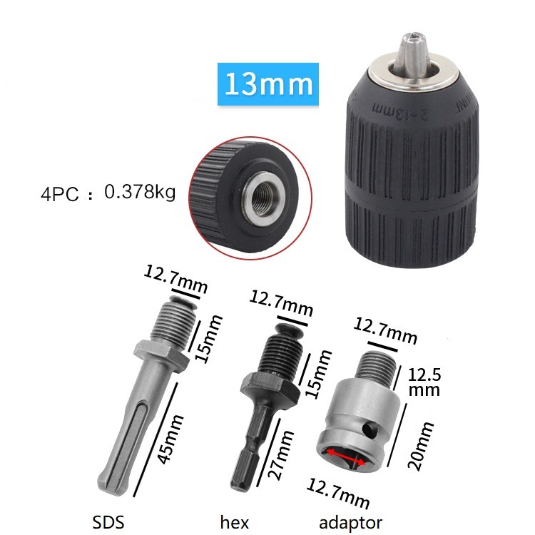 Power Tools Accessories Keyless Drill Chuck (SED-DC-KLS)