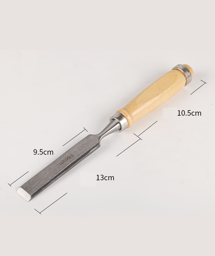 Wooden Handle Wood Carving Chisels Wood Flat Chisels (SED-FCW)