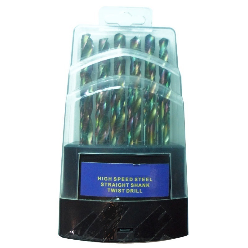 13PCS HSS Drills Rainbow Color HSS Twist Drill Bits Set in Plastic Box (SED-DBS13-5)