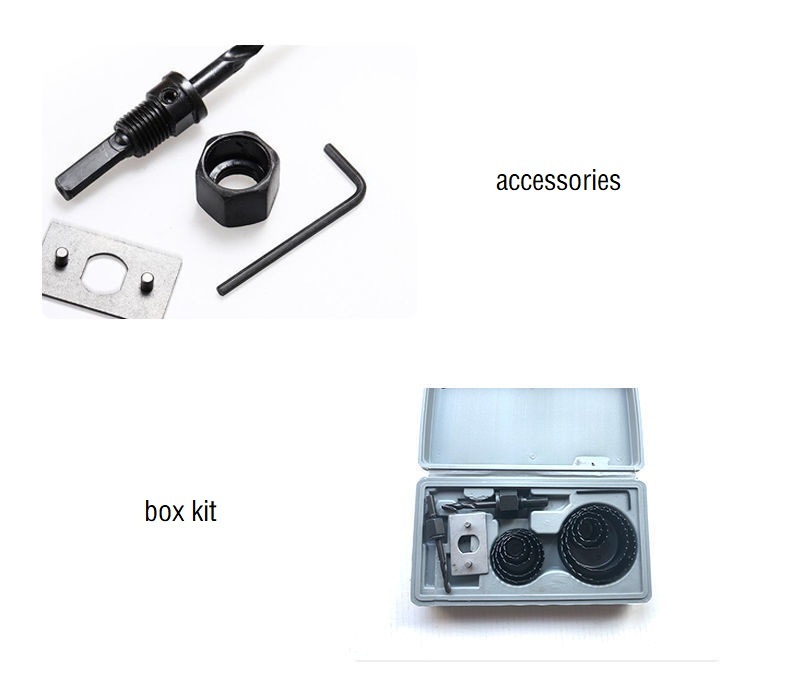 4PCS HSS M42 Bi Metal Hole Saw Set in Blister Card (SED-BMHS-S4)