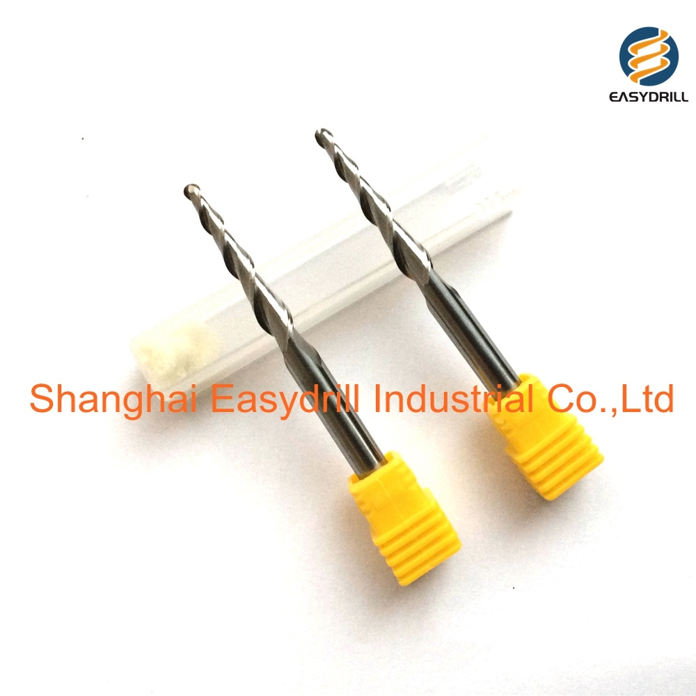 High Quality 2 Flutes Tungsten Carbide Ball Nose Tapered End Mill (SED-EM-BN2F)