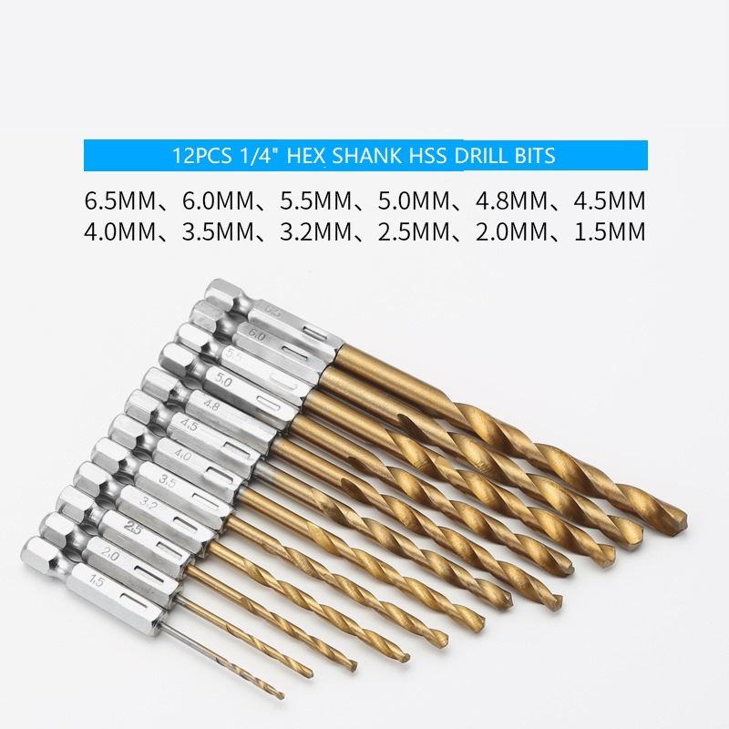 Reliable Manufacturer Drilling Tools HSS Drill Bit Tin-Coated HSS Saw Drills (SED-HSD)