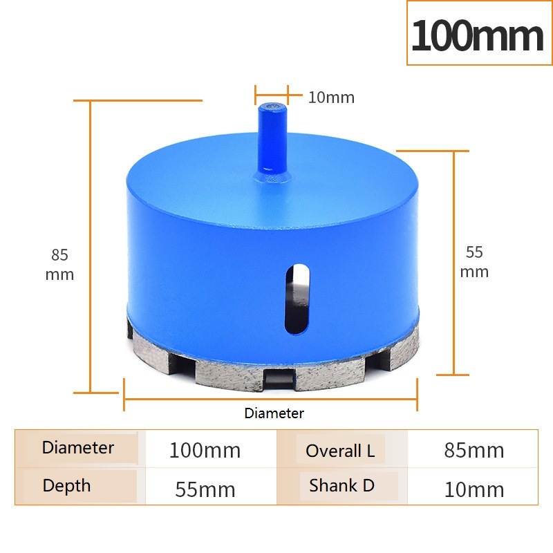 High Quality Sintered Diamond Hole Saw for Stone, Ceramics, Glass etc (SED-DHS-SB)