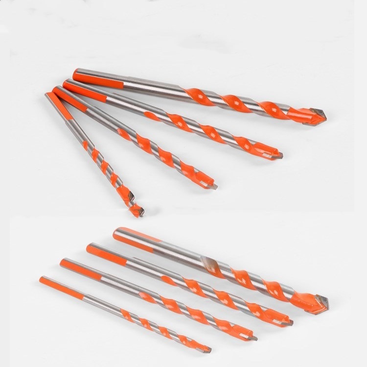 Carbide Tip Multifunction Drill Bits with Red Flute Coating for Drilling Stone, Steel, Glass, Concrete, Wood, Plastic, Brick and Tiles (SED-MTD-RF)