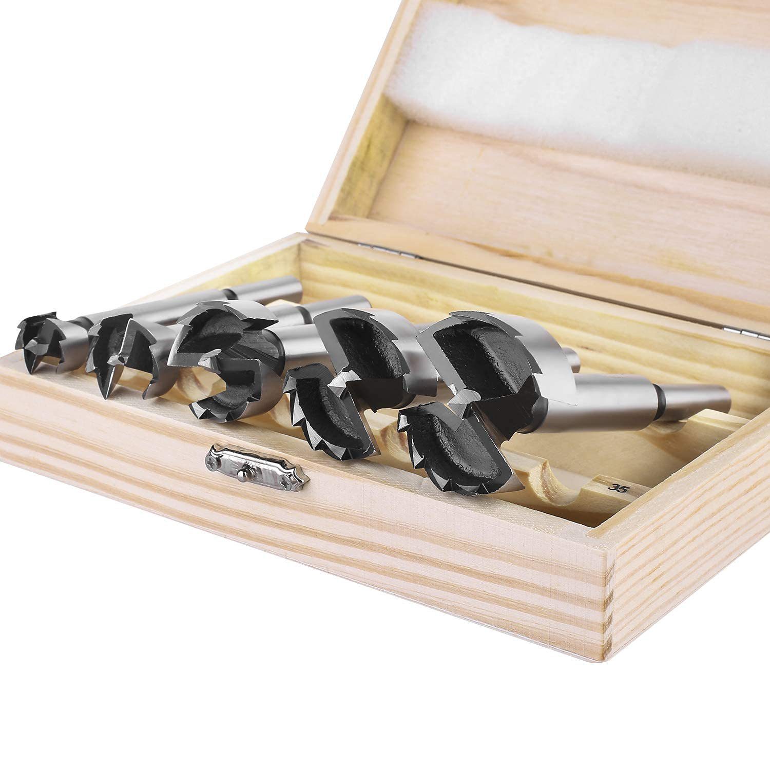 7PCS Sawtooth Type Wood Forstner Drill Bits Set in Wooden Box (SED-FDG-S7)